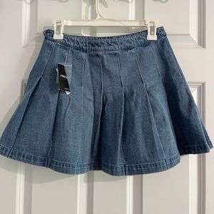 NWT Jean skirt